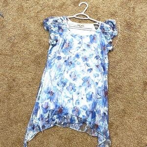Indigo soul boho top